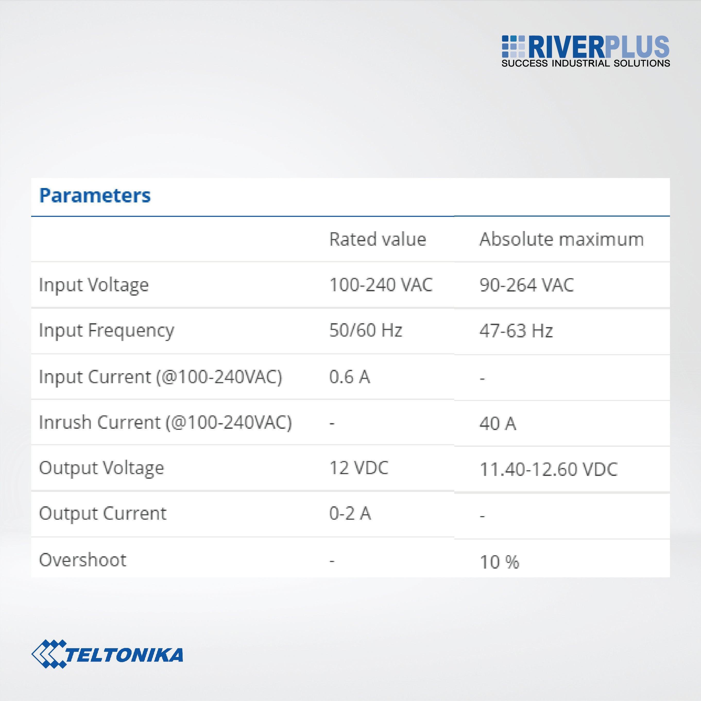 PR3P2US3 US power supply 24W - Riverplus
