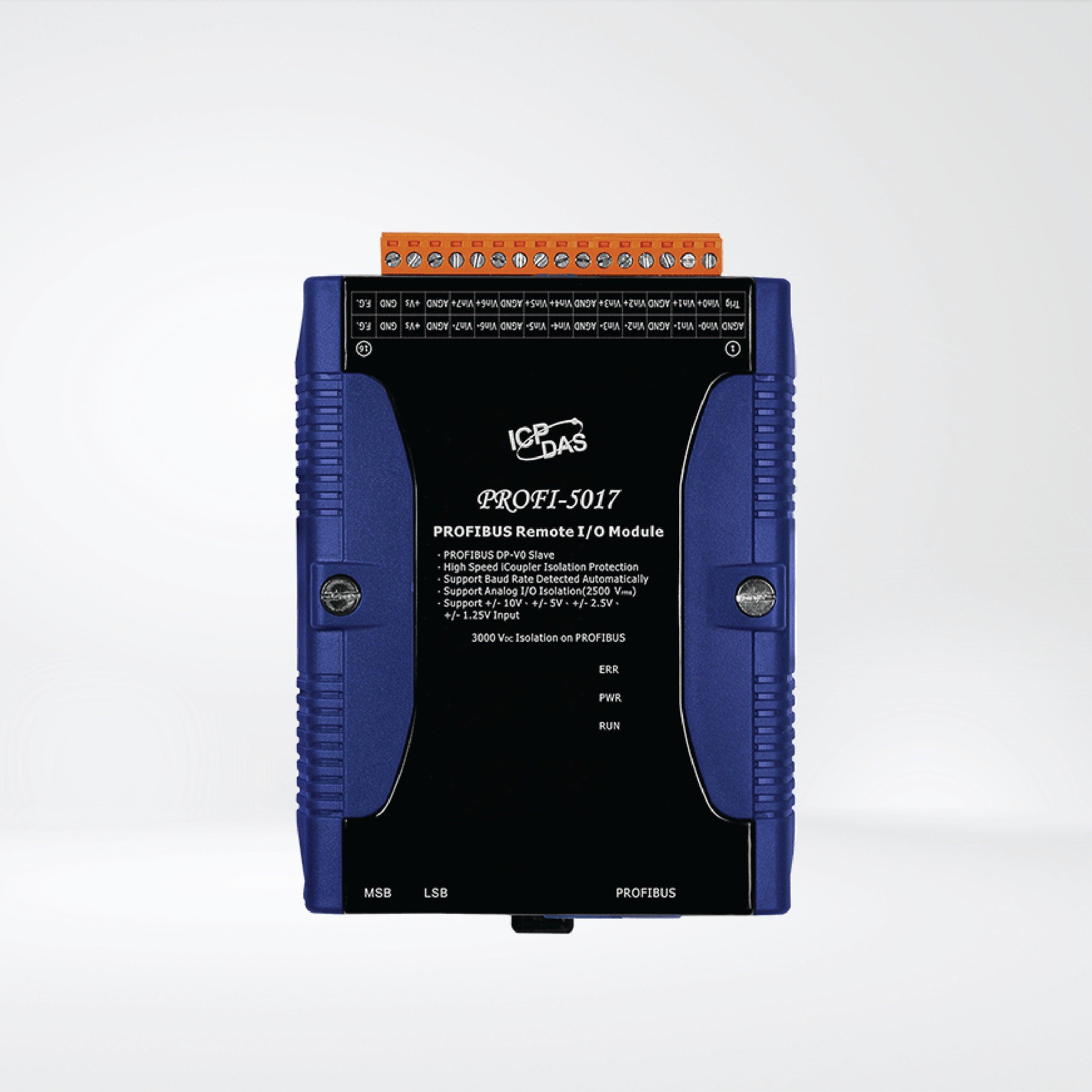 PROFI-5017 PROFIBUS Remote I/O Module (8-channel Isolated Analog Voltage Input) - Riverplus