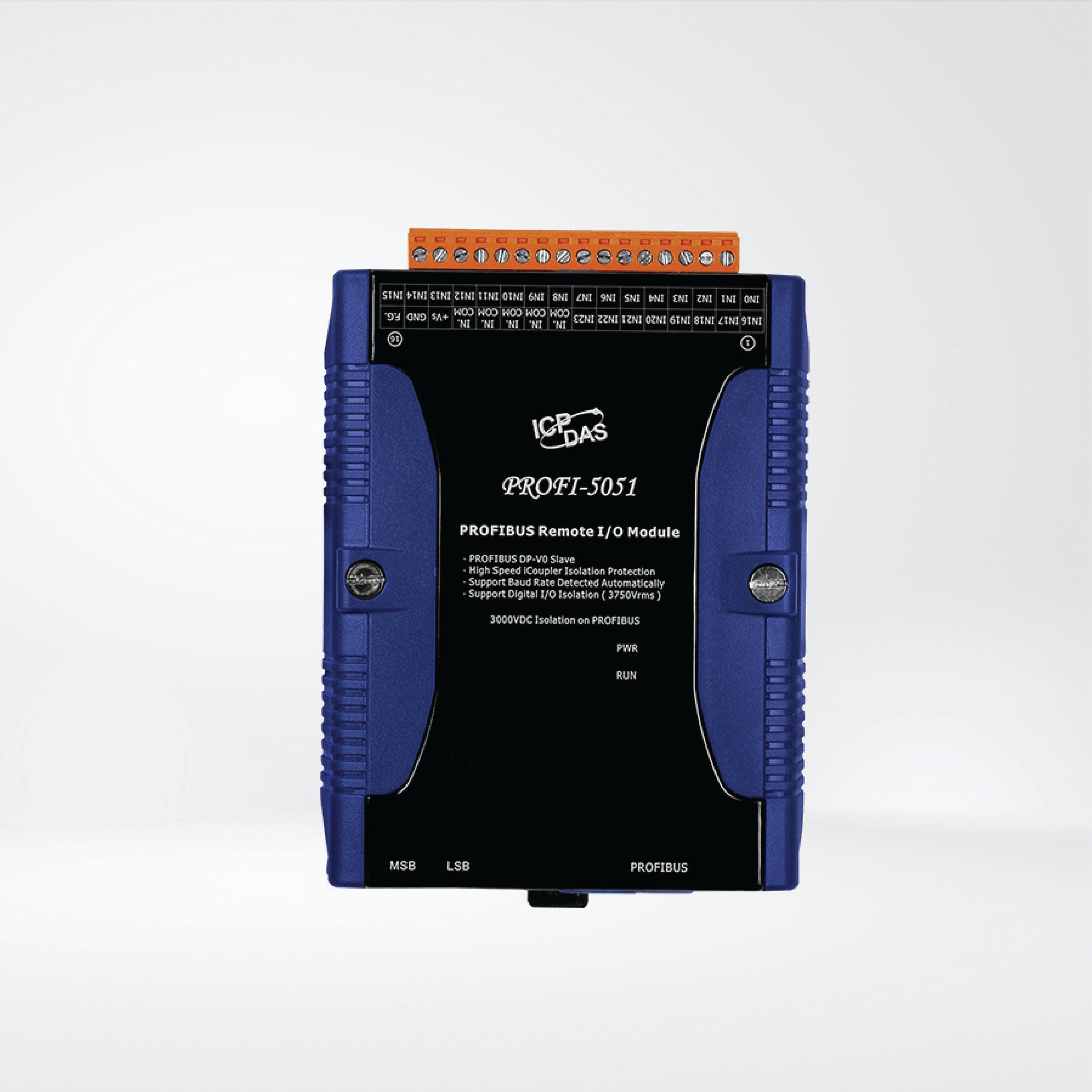 PROFI-5051 PROFIBUS Remote I/O Module (24-channel Isolated Digital Input) - Riverplus
