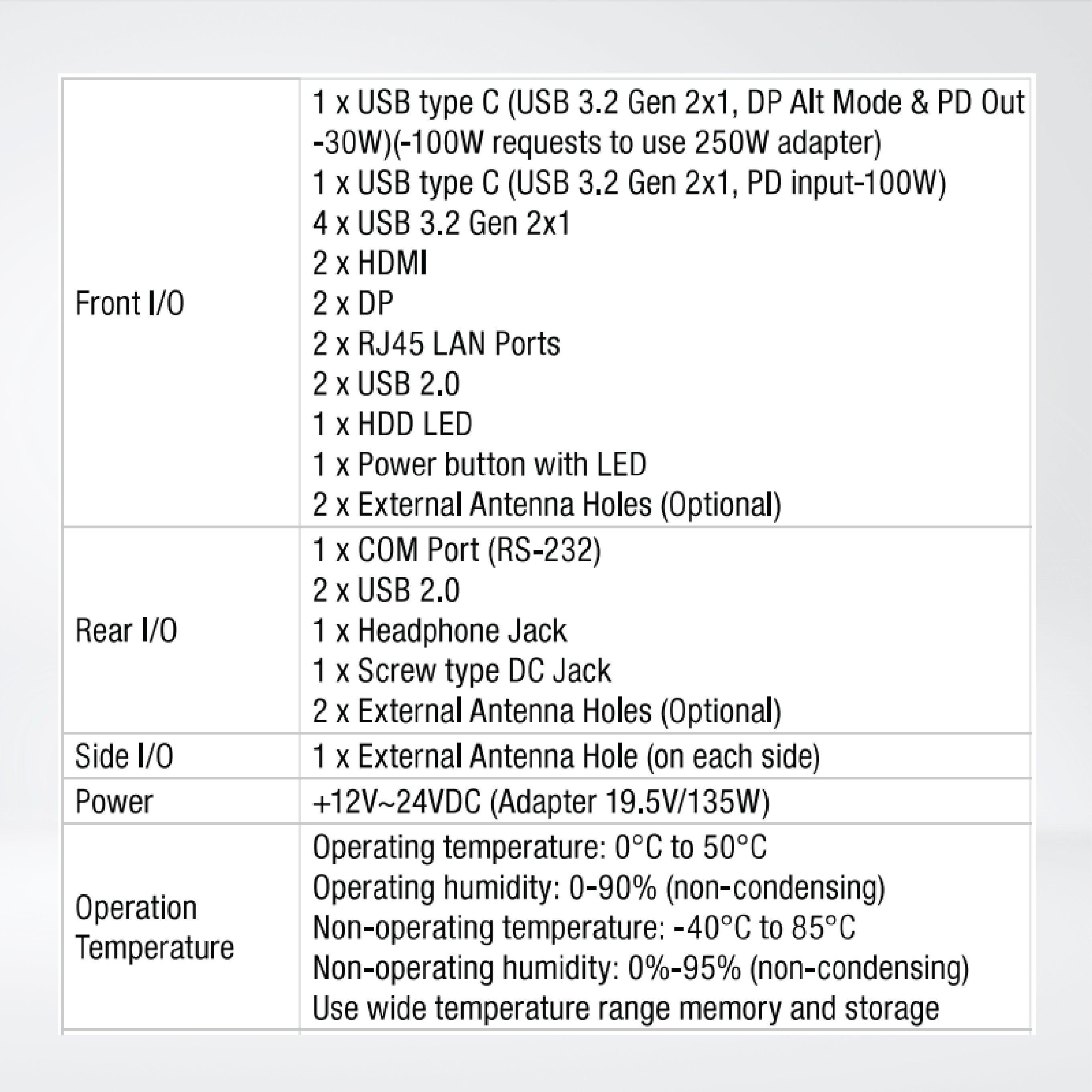 QBiX-Lite-TGLA1145G7E-A1 Industrial system with Intel® Core™ i5-1145G7E Processor - Riverplus
