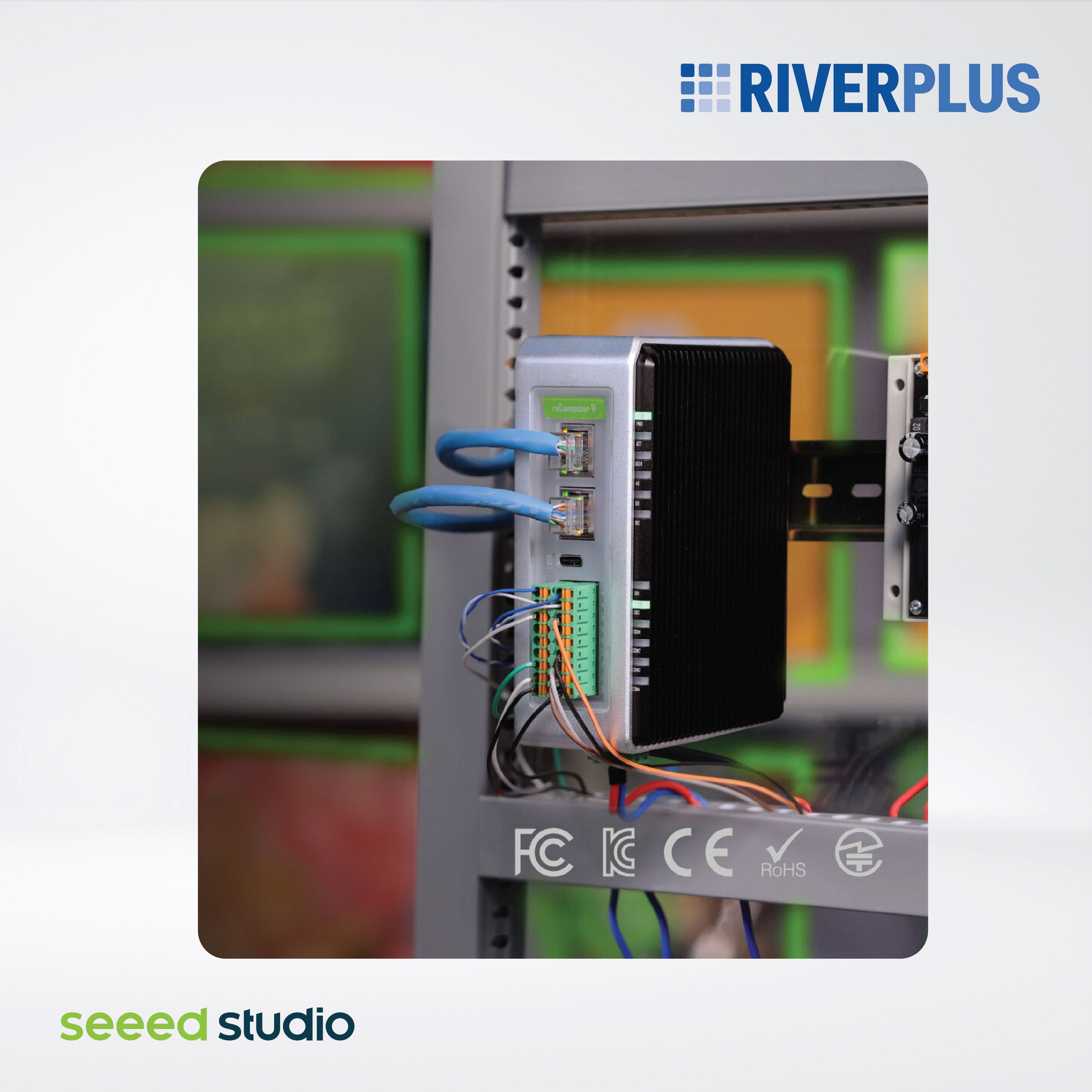 reComputer R1125-10 - Raspberry Pi IoT Gateway & Controller, CM4-Powered, AI Capable| 4GB RAM, 32GB eMMC