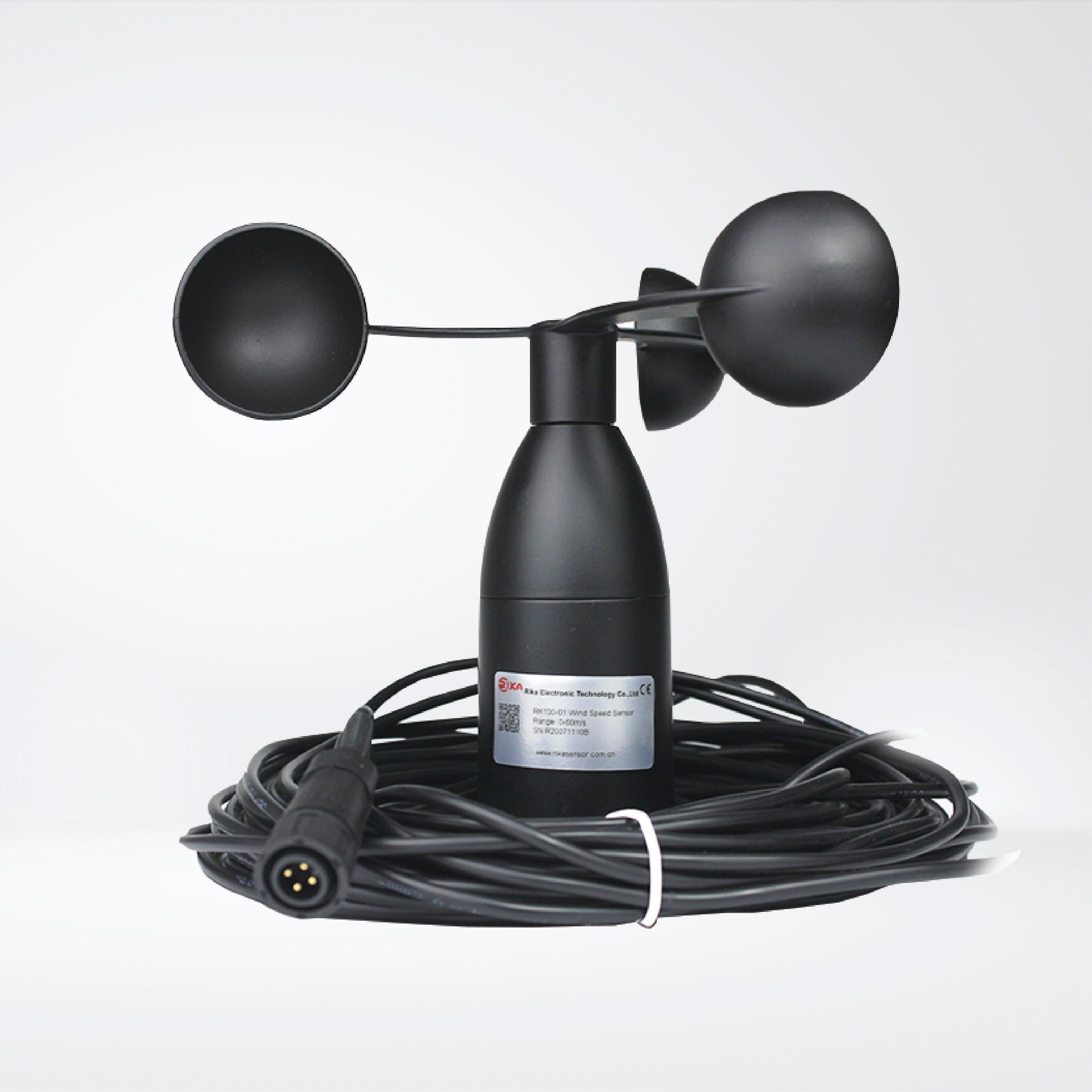 RK100-01 Metal Wind Speed Sensor Cup Anemometer - Riverplus