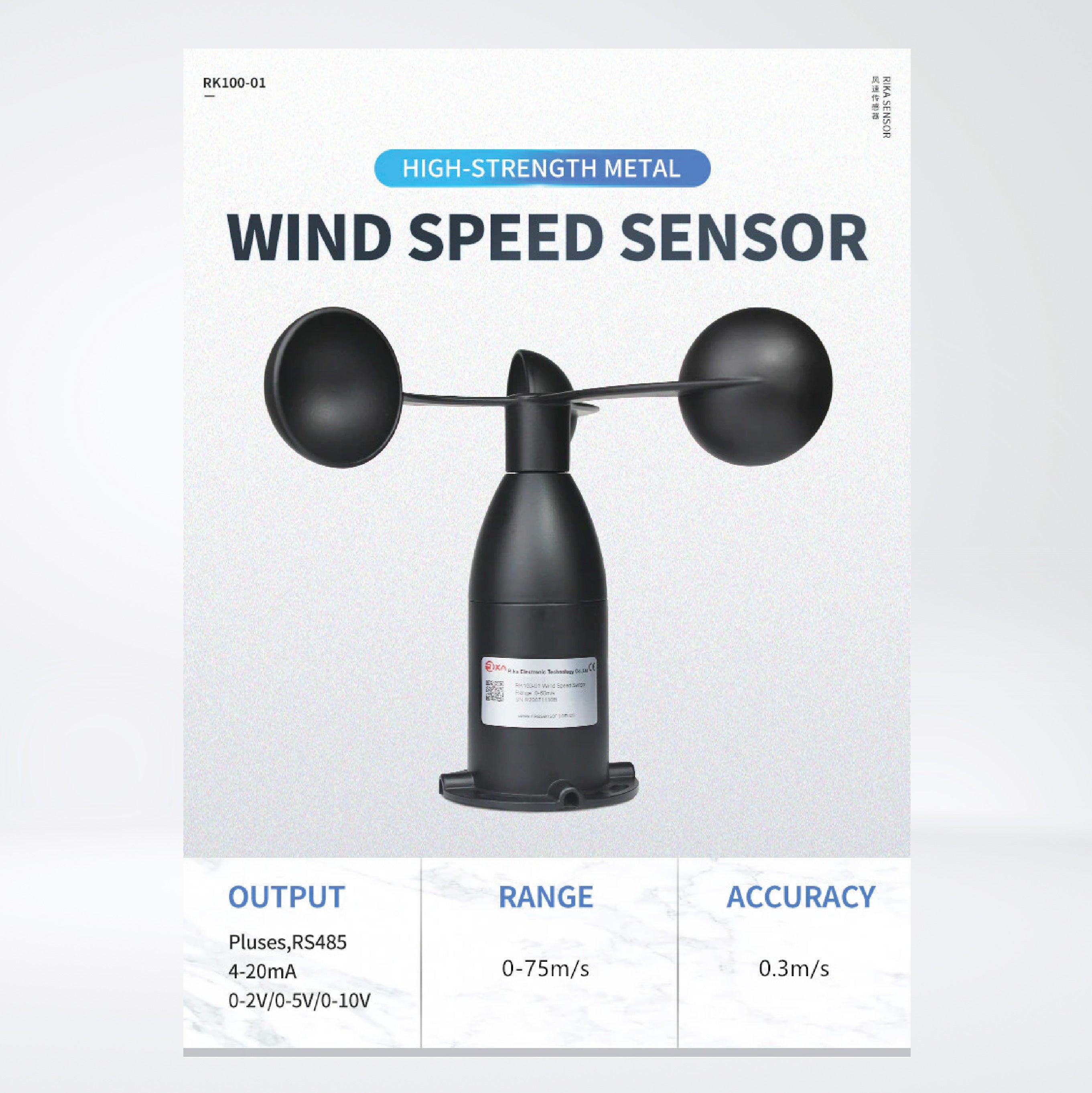 RK100-01B Wind Speed Sensor - Riverplus
