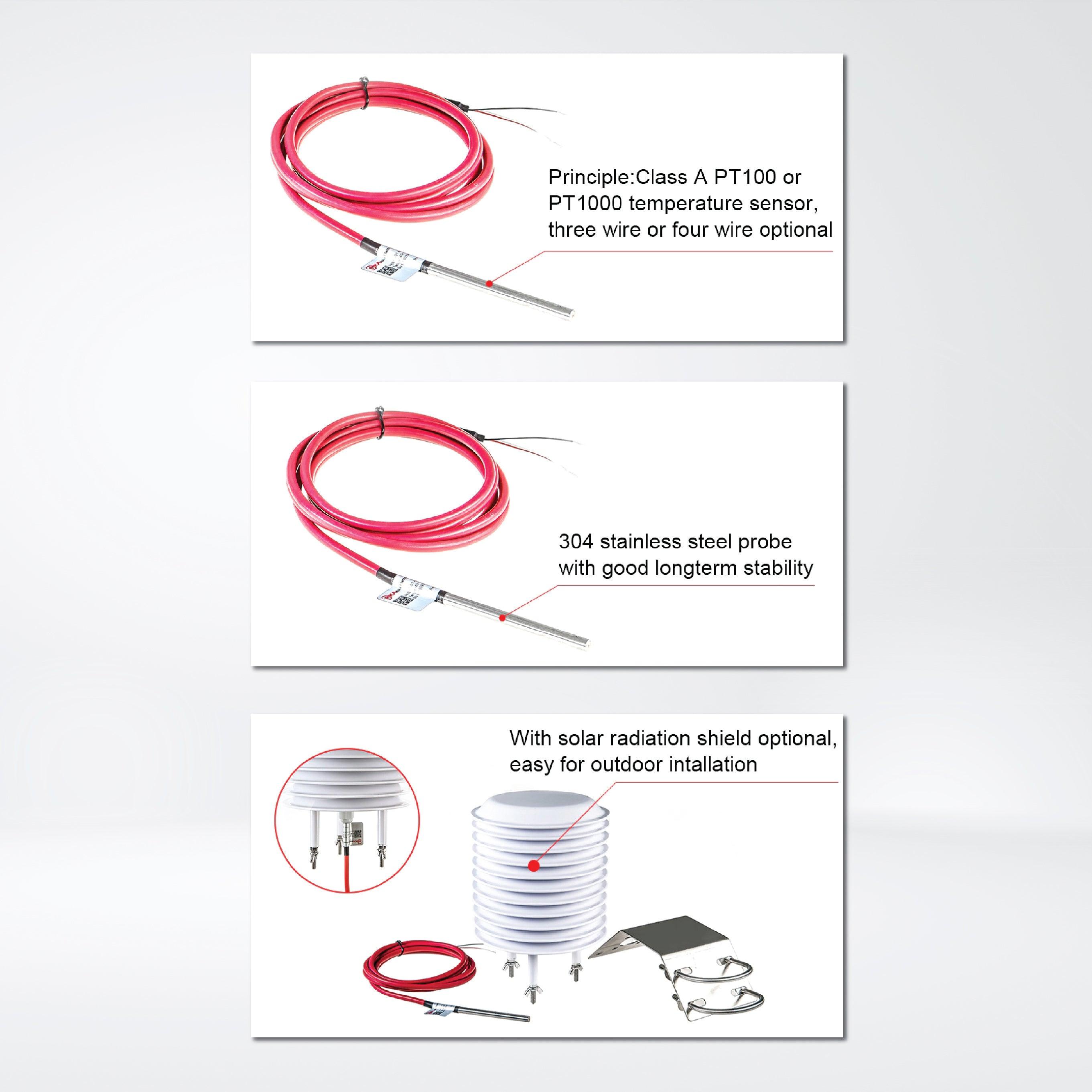 RK310-01 PT100 / PT1000 Ambient Temperature Sensor - Riverplus