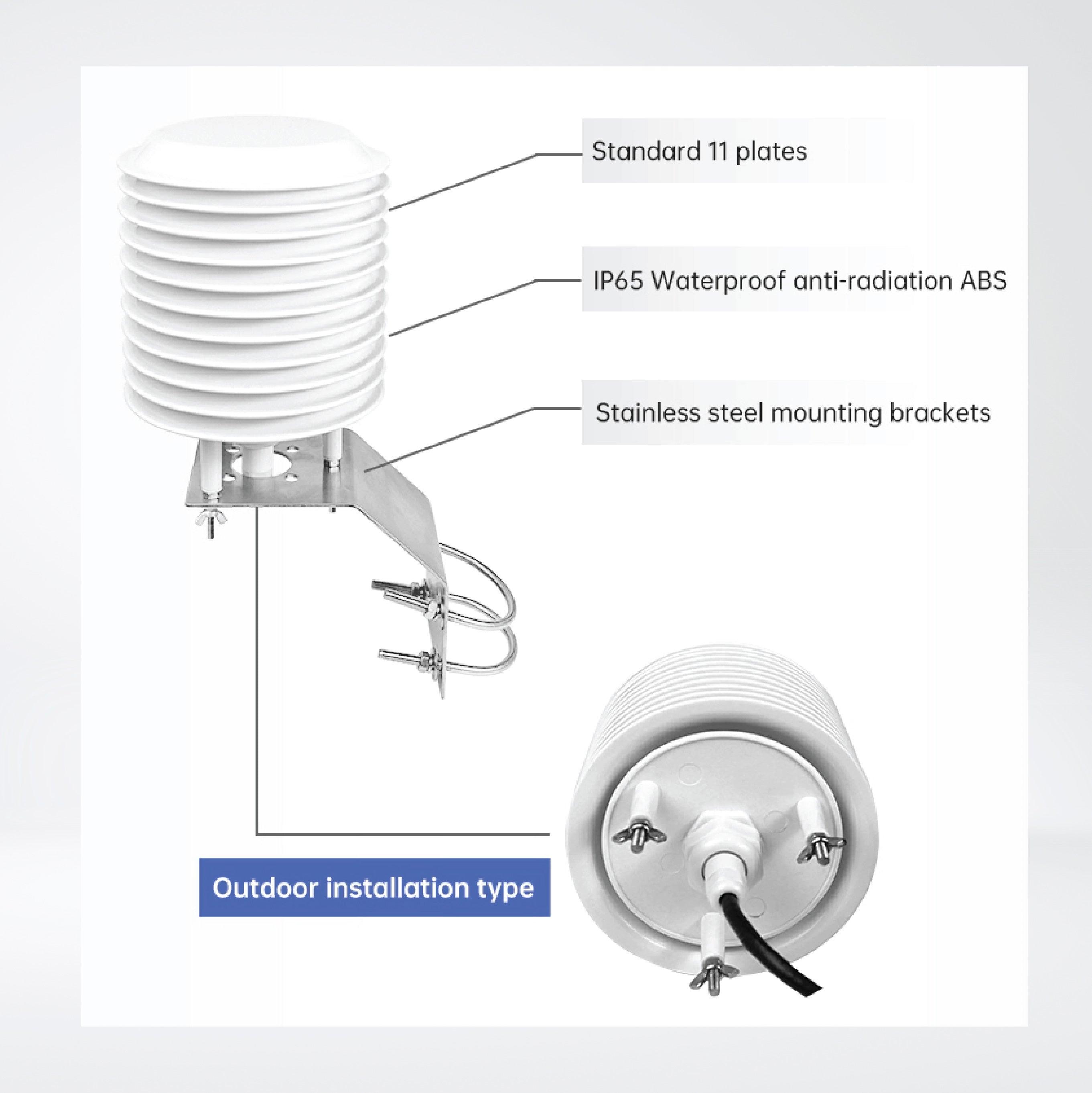 RK330-01B Atmospheric RTD Temperature,Humidity&Pressure Sensor - Riverplus