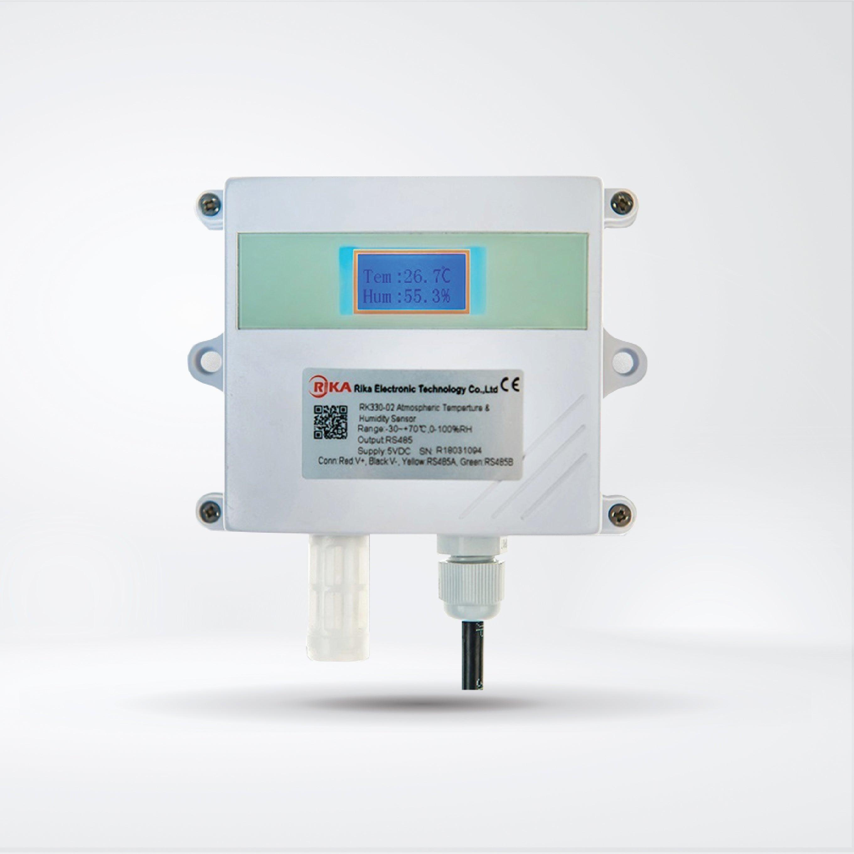 RK330-02 Wall-mounted Ambient Temperature & Humidity Sensor - Riverplus