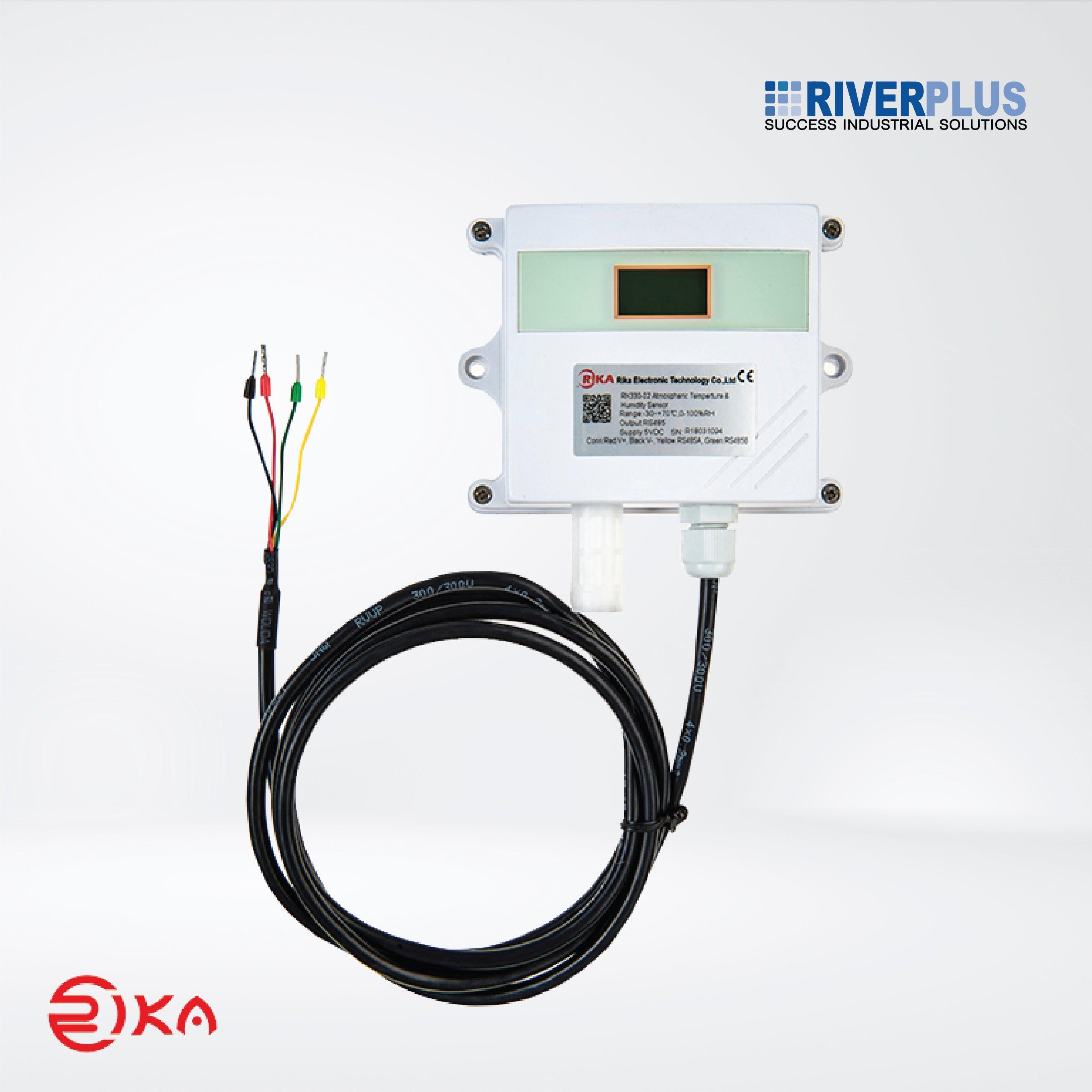 RK330-02 Wall-mounted Ambient Temperature & Humidity Sensor - Riverplus