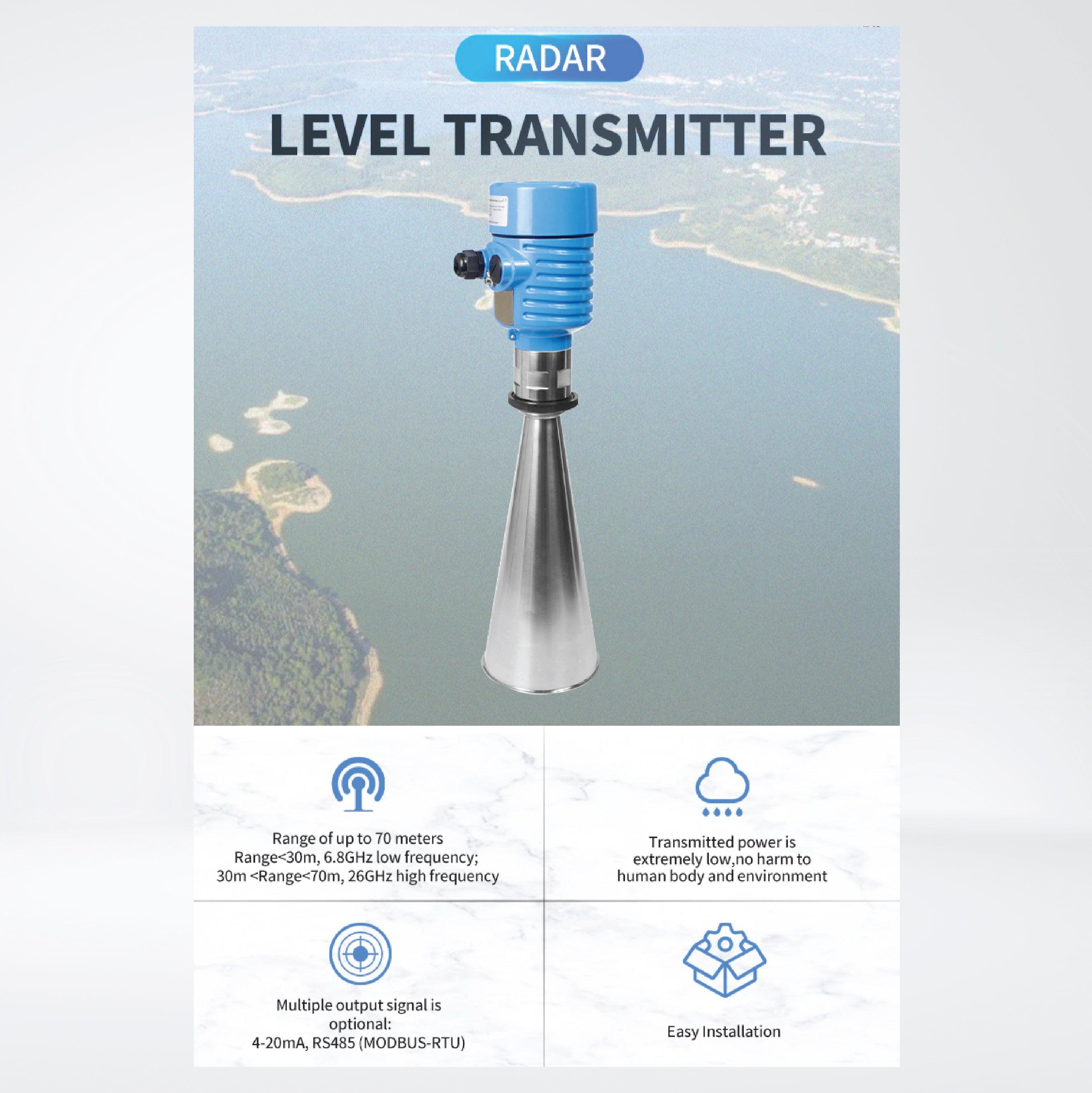 RKL-02B Radar Liquid Level Transmitter - Riverplus
