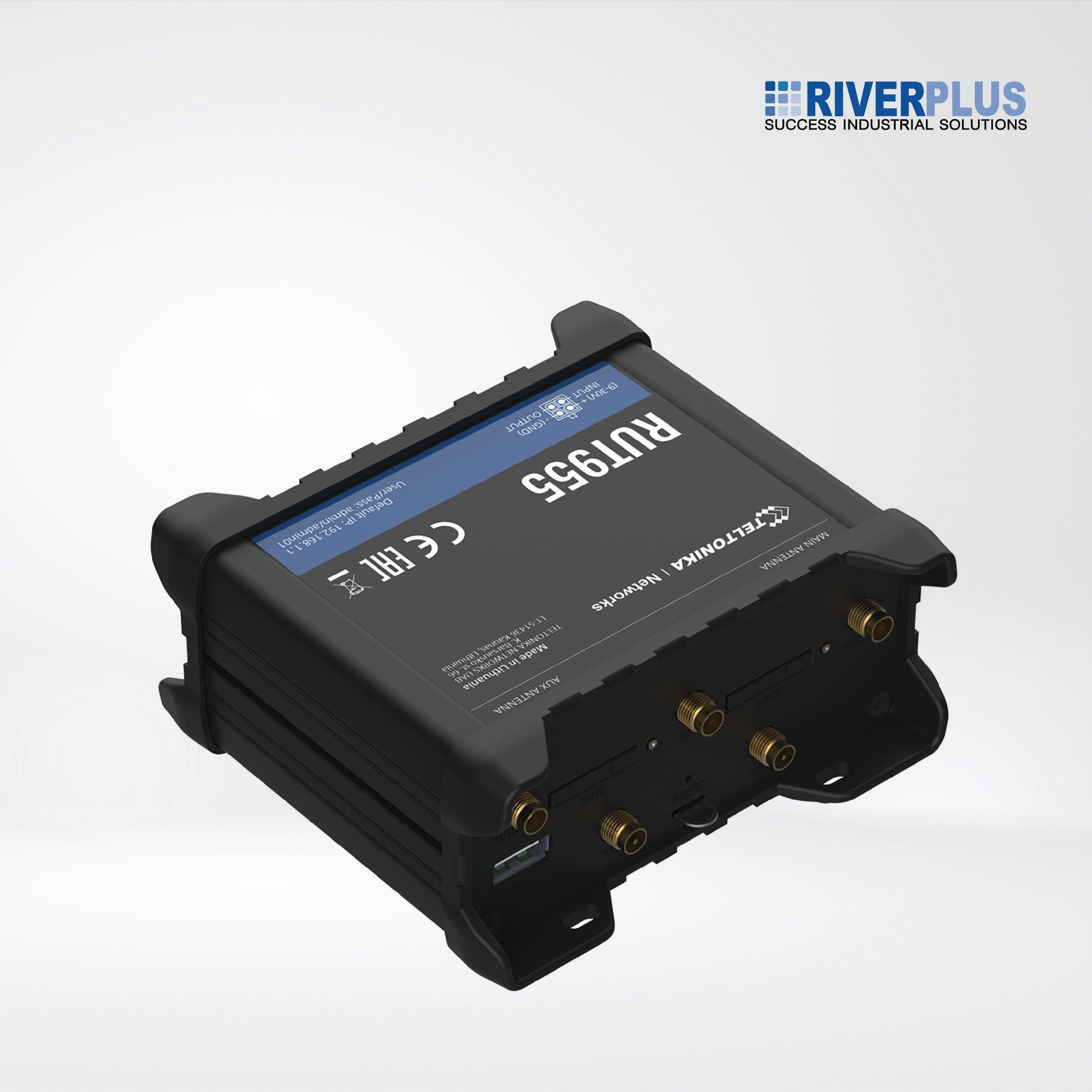 RUT955 Industrial 4G LTE/Wi-Fi/Dual-SIM/RS232/RS485 - Riverplus