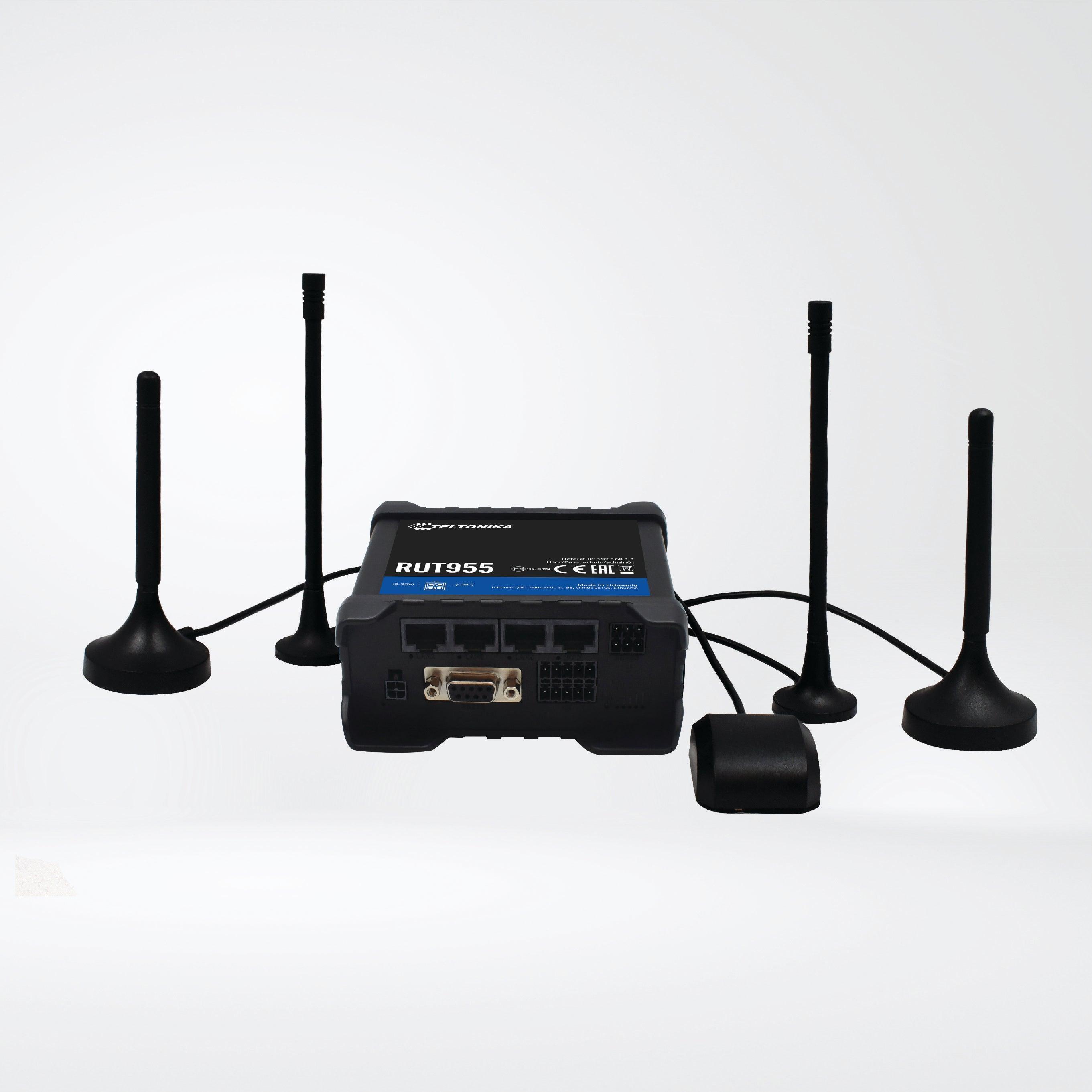 RUT955 Industrial 4G LTE/Wi-Fi/Dual-SIM/RS232/RS485 - Riverplus