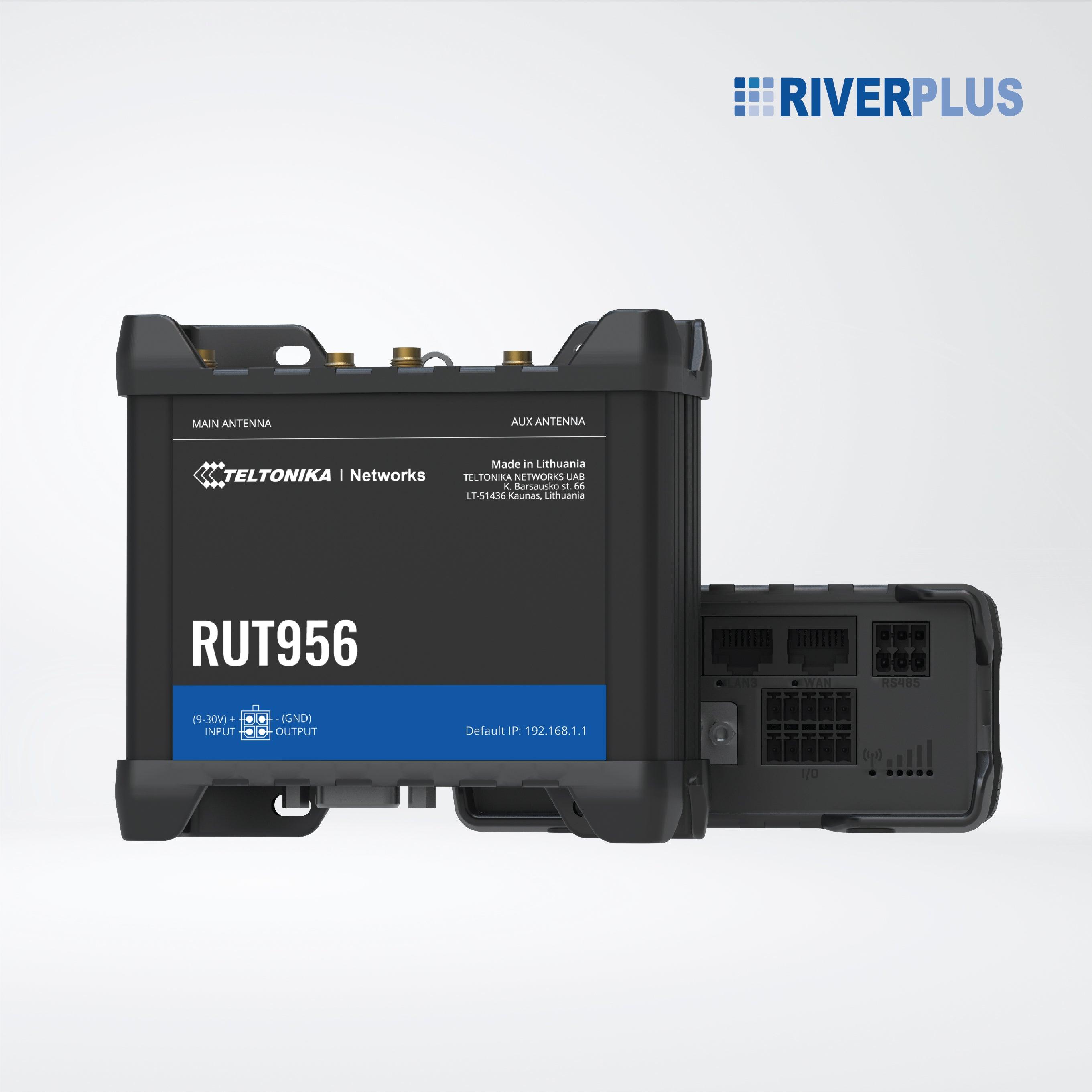 RUT956 Industrial 4G LTE/Wi-Fi/Dual-SIM/RS232/RS485 - Riverplus