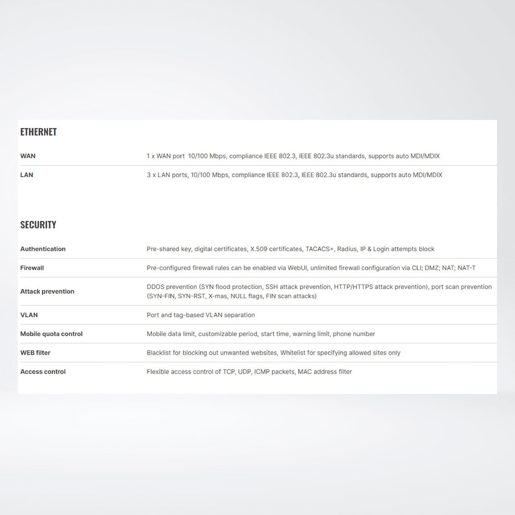 RUT956 LTE Cat 4 Router