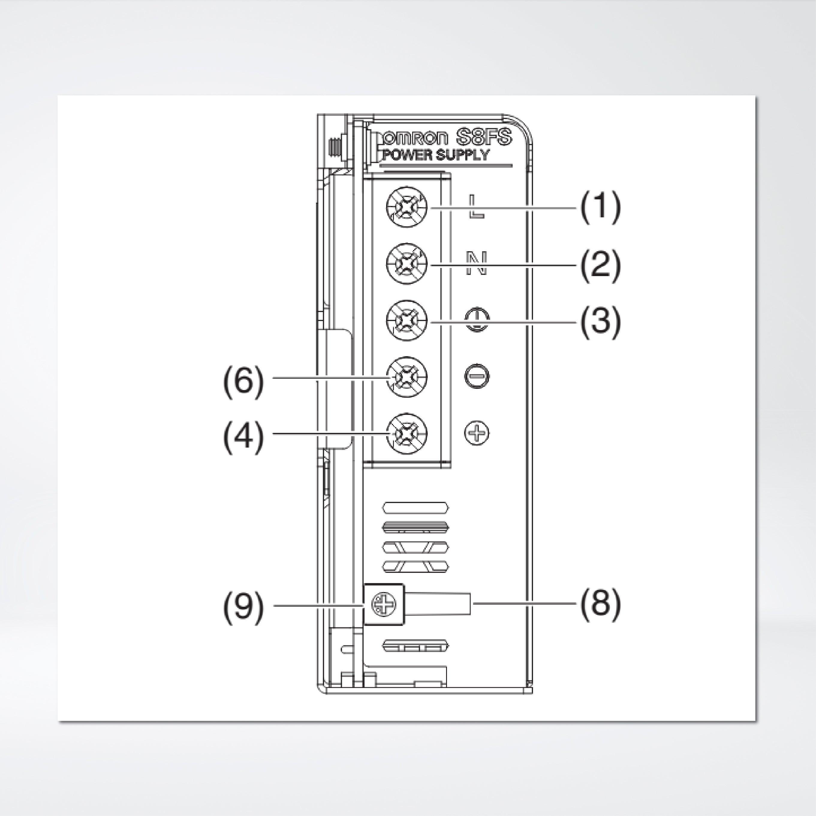 S8FS-G03005CD Switch Mode Power Supply Superior Basic Performance , 30 W, 5 VDC, DIN Rail Mounting - Riverplus