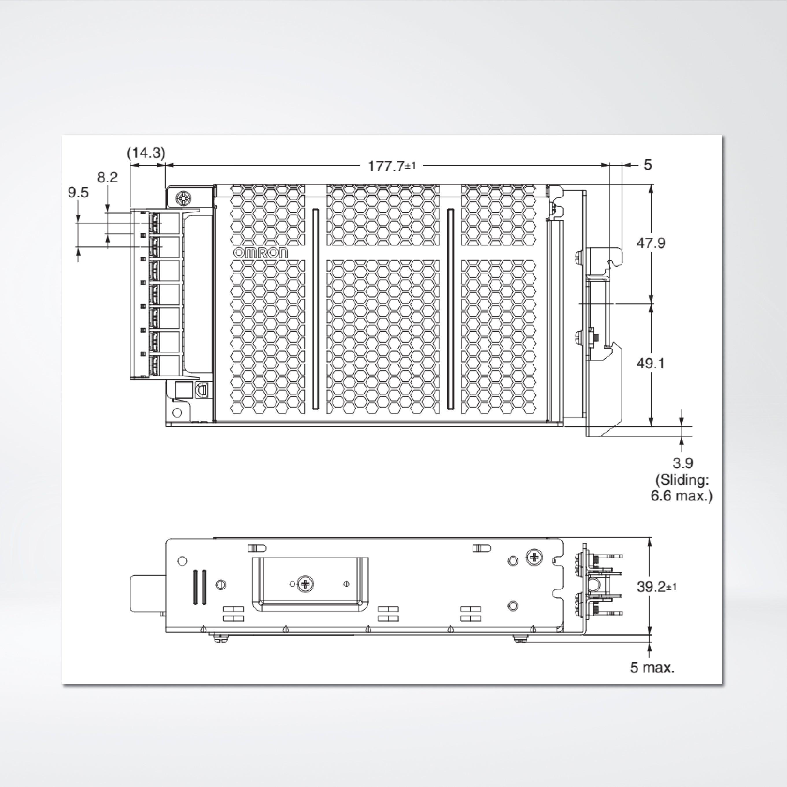 S8FS-G15005CD Switch Mode Power Supply Superior Basic Performance ,150 W, 5 VDC, DIN Rail Mounting - Riverplus