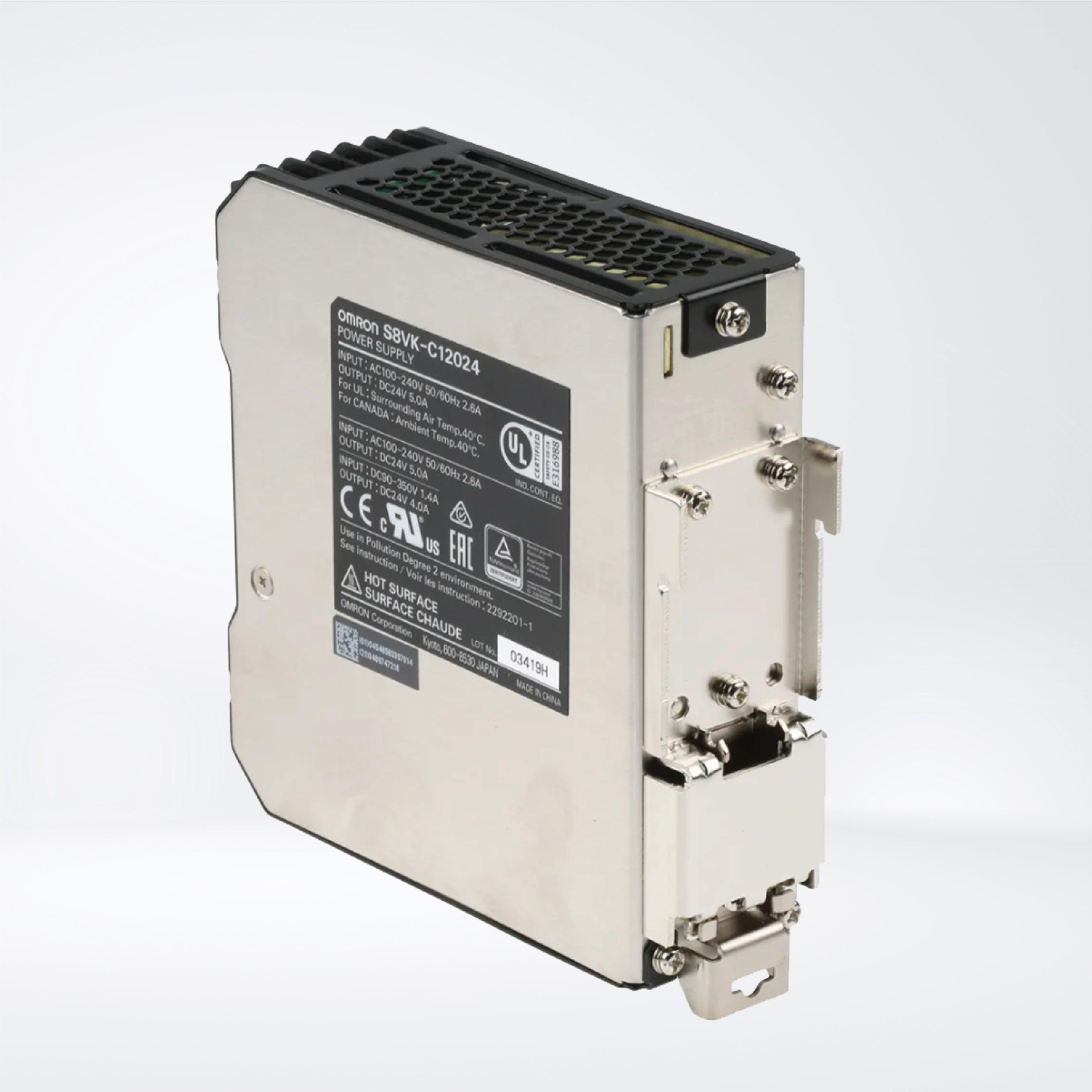 S8VK-C12024 Single Phase Power Supply , 120 W , 24VDC, DIN rail mounting - Riverplus