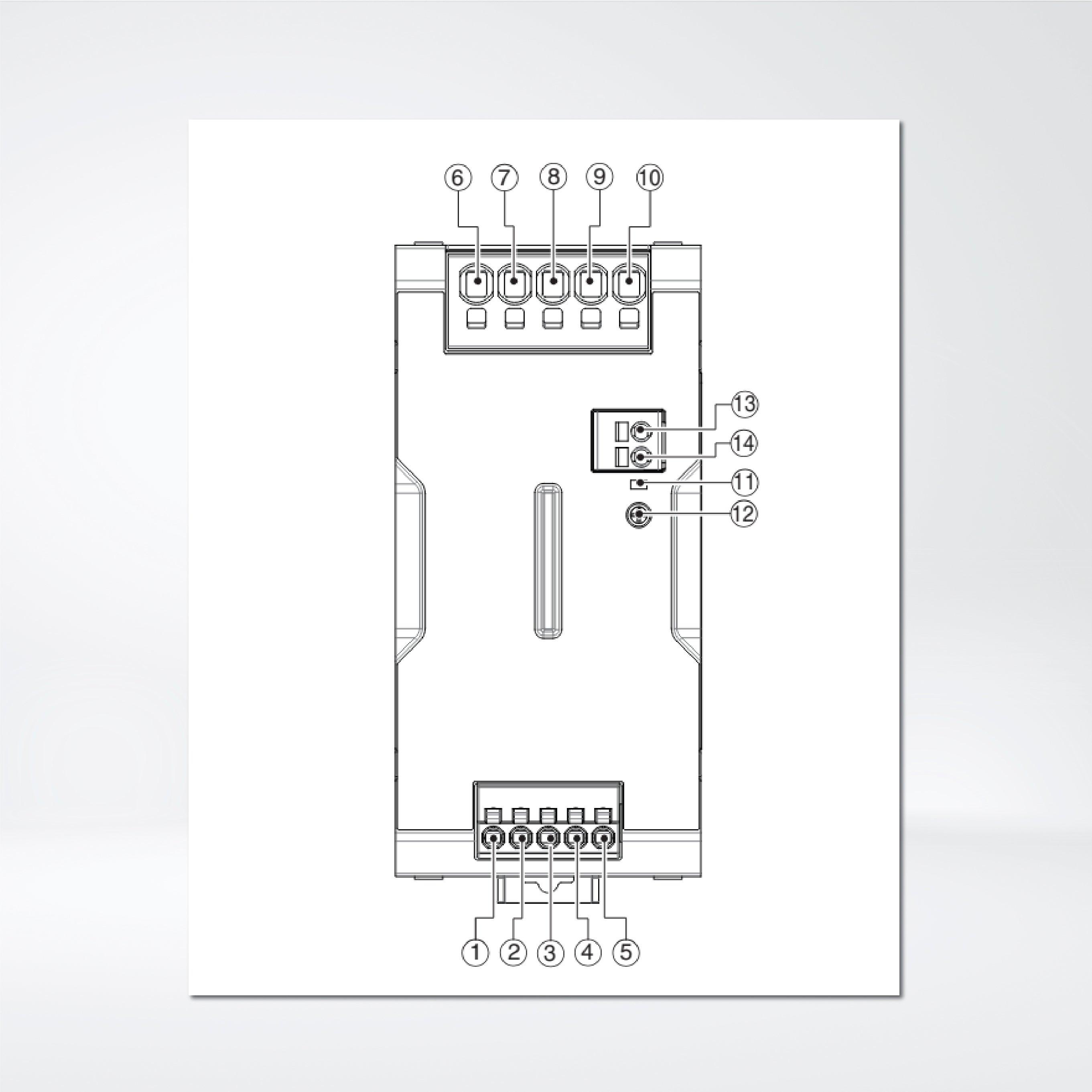 S8VK-S48024 Switch Mode Power Supply (Push-In Plus Terminal Block), 480 W, 24 VDC - Riverplus