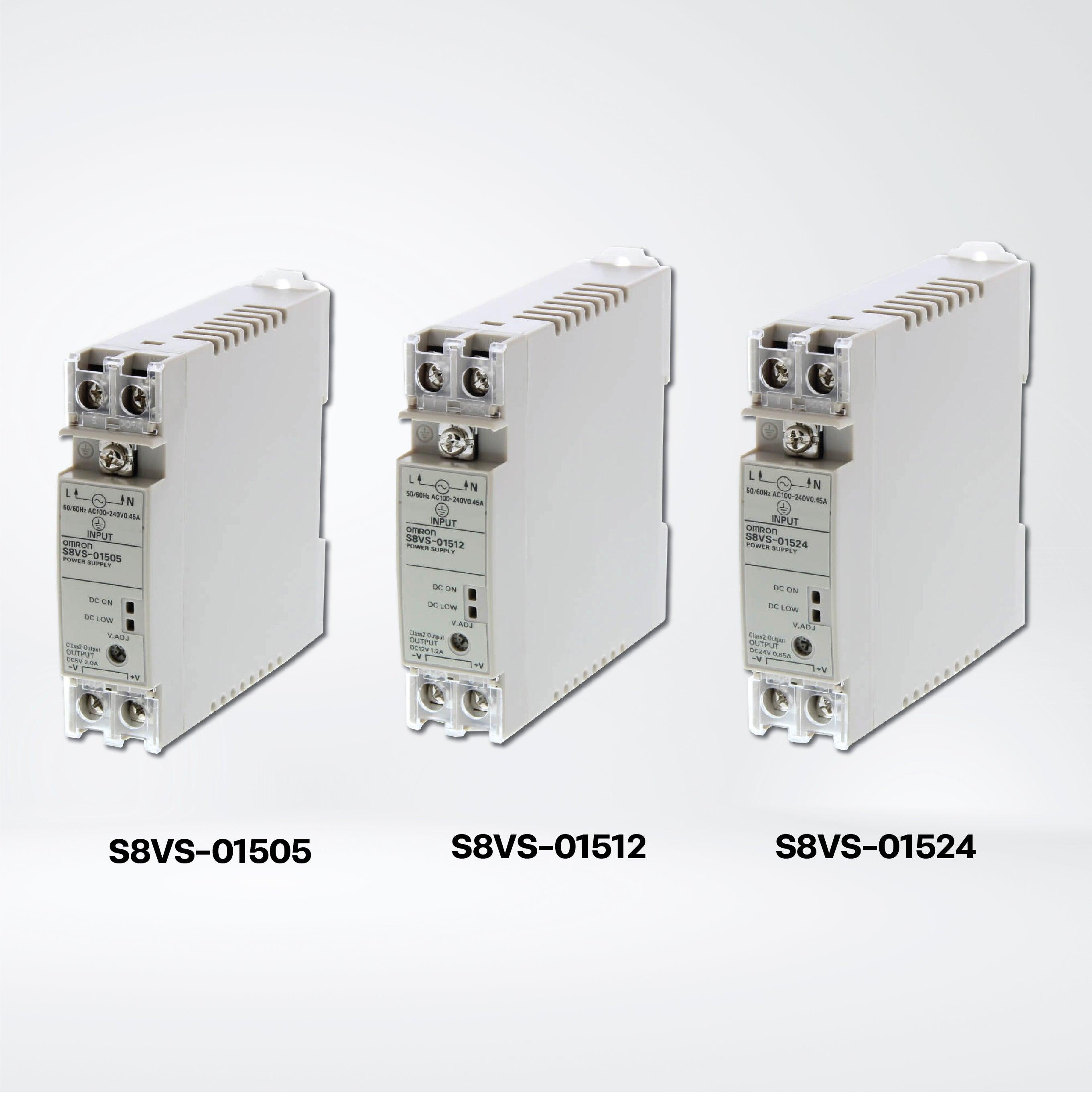 S8VS-01505 Power supply with Screw Terminal Blocks, plastic case, 10 W, 5 VDC - Riverplus