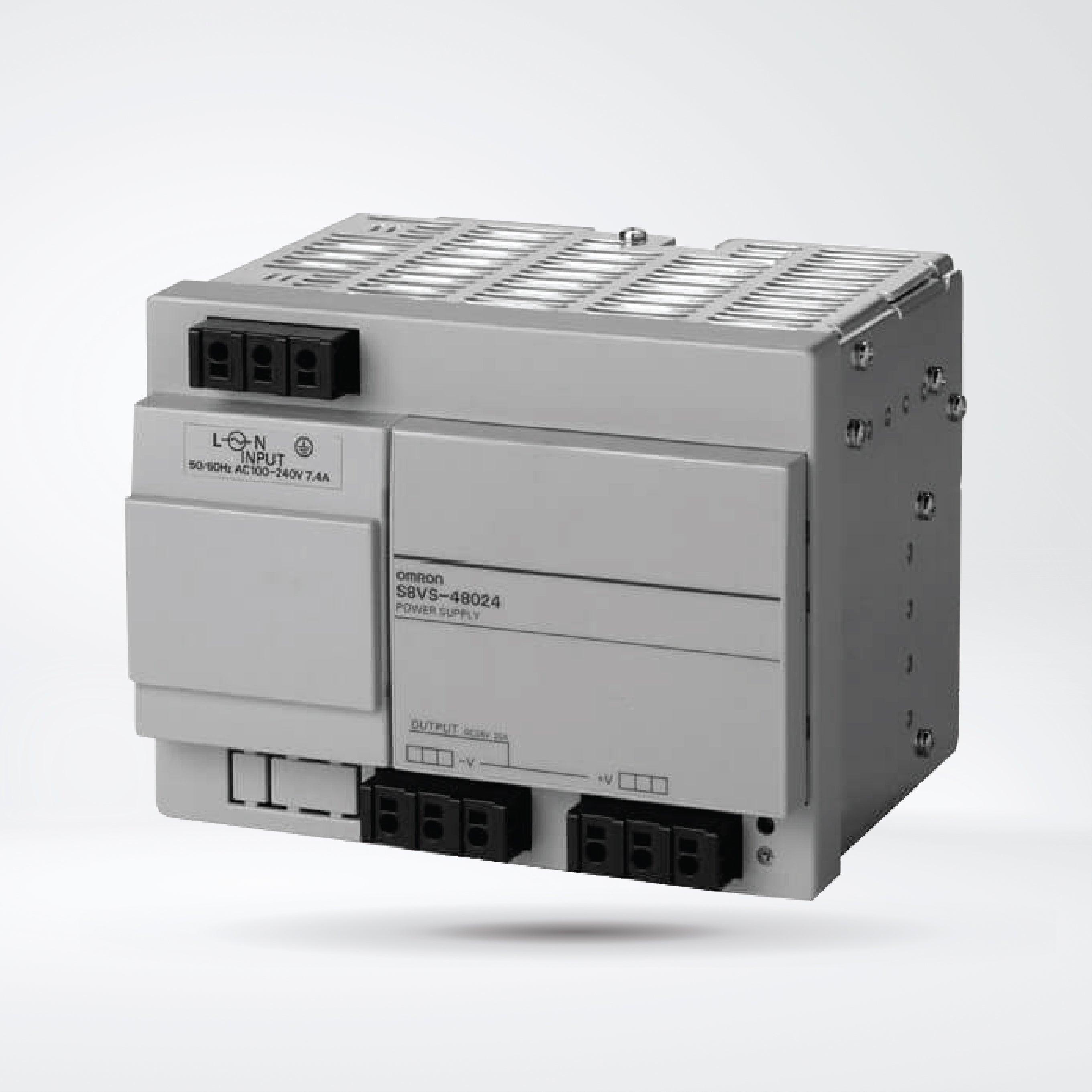 S8VS-48024 Power supply with Screw Terminal Blocks, 480 W, 24 VDC - Riverplus