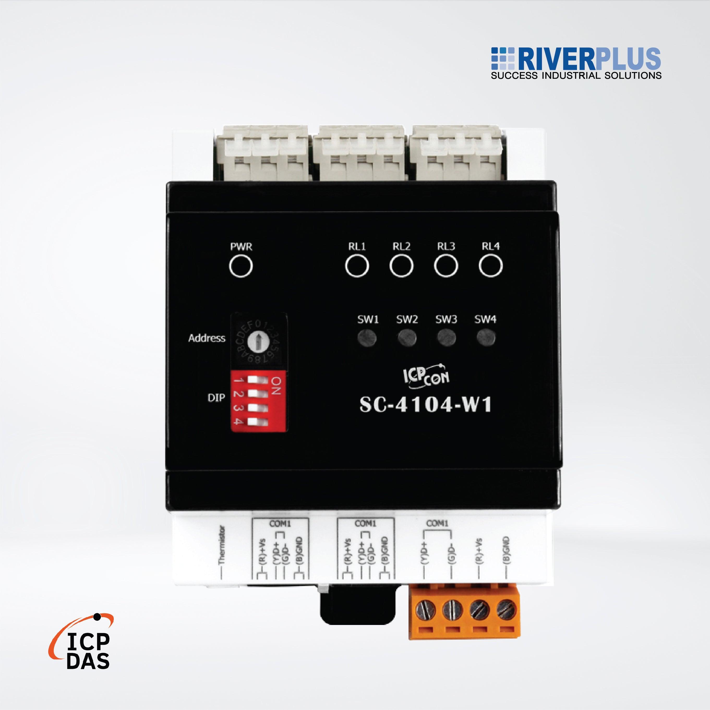 SC-4104-W1 1-channel AC Digital Input and 4-channel Relay Output Lighting Control Module - Riverplus