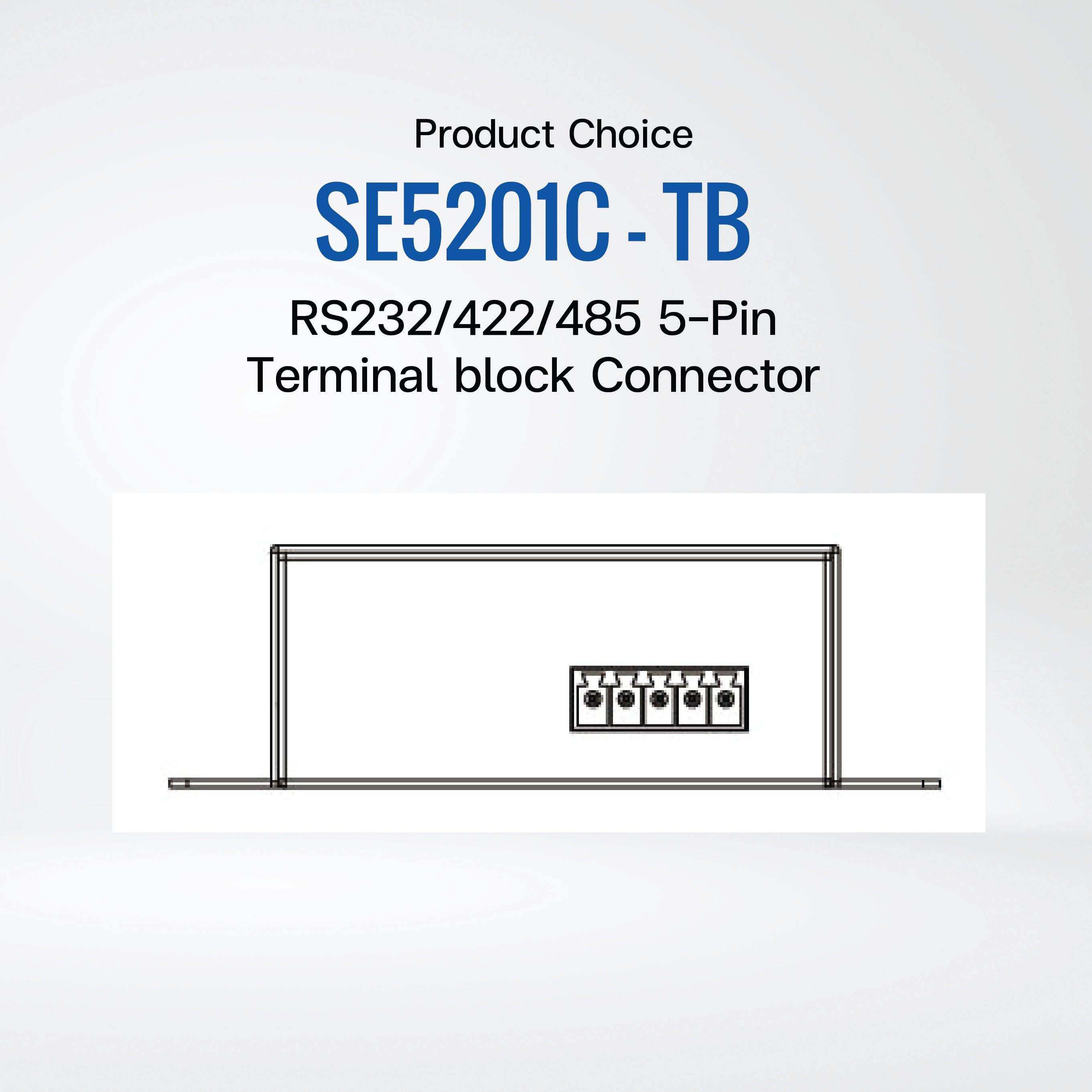SE5201C-TB Semi-Industrial Serial Device Server - Riverplus