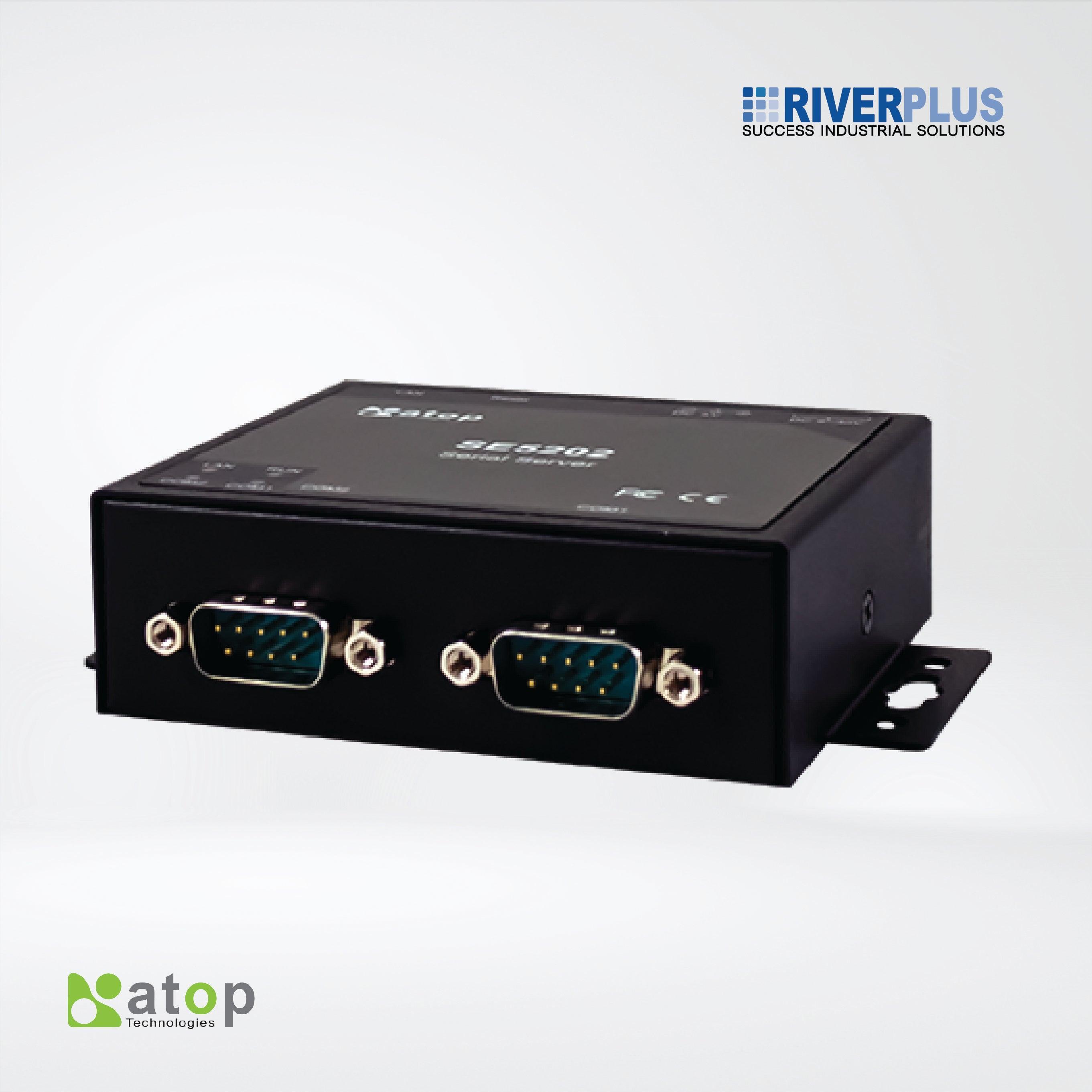 SE5202-Sis Compact 2-Port Industrial Serial Device Server, Field-Mount - Riverplus