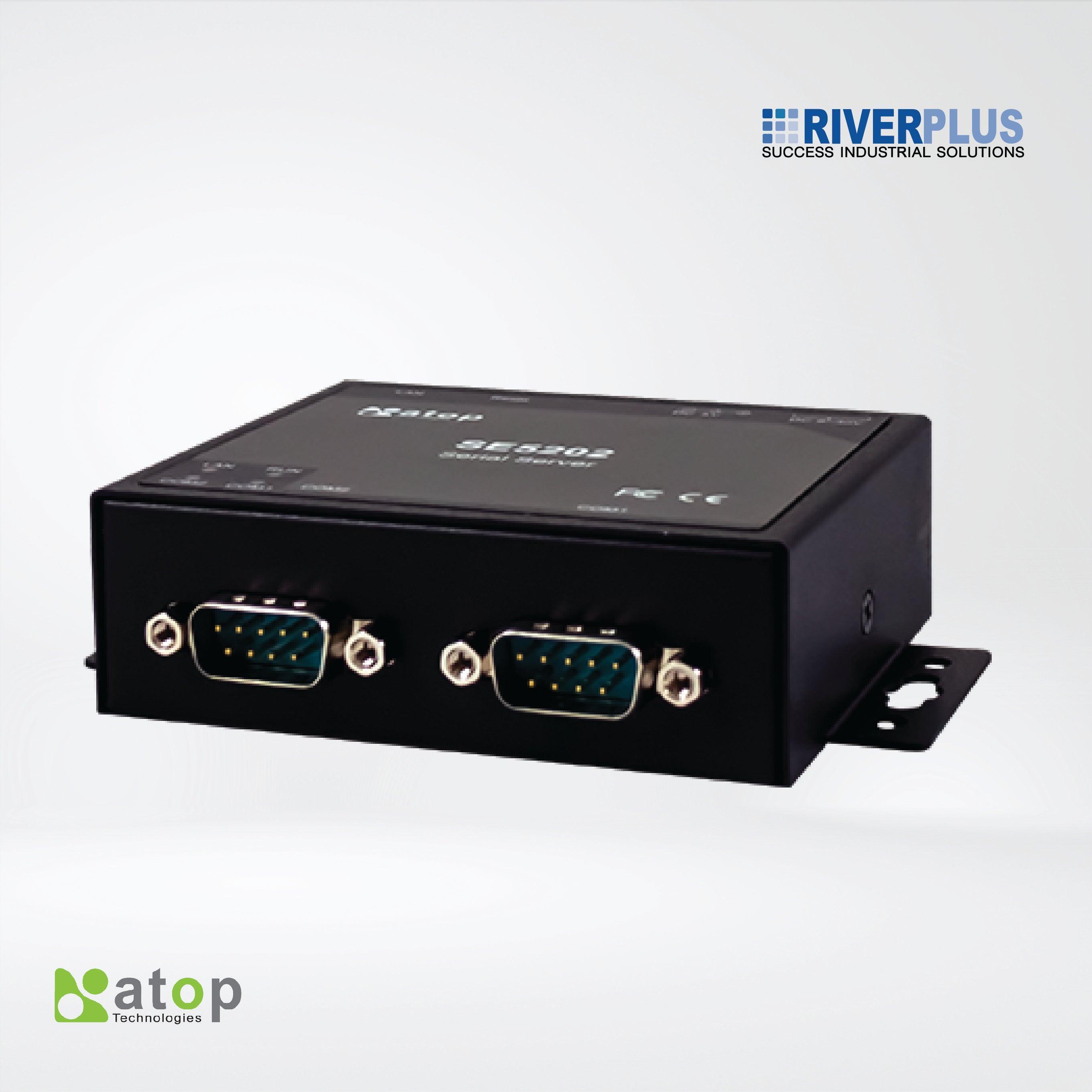 SE5202-TB Compact 2-Port Industrial Serial Device Server, Field-Mount - Riverplus