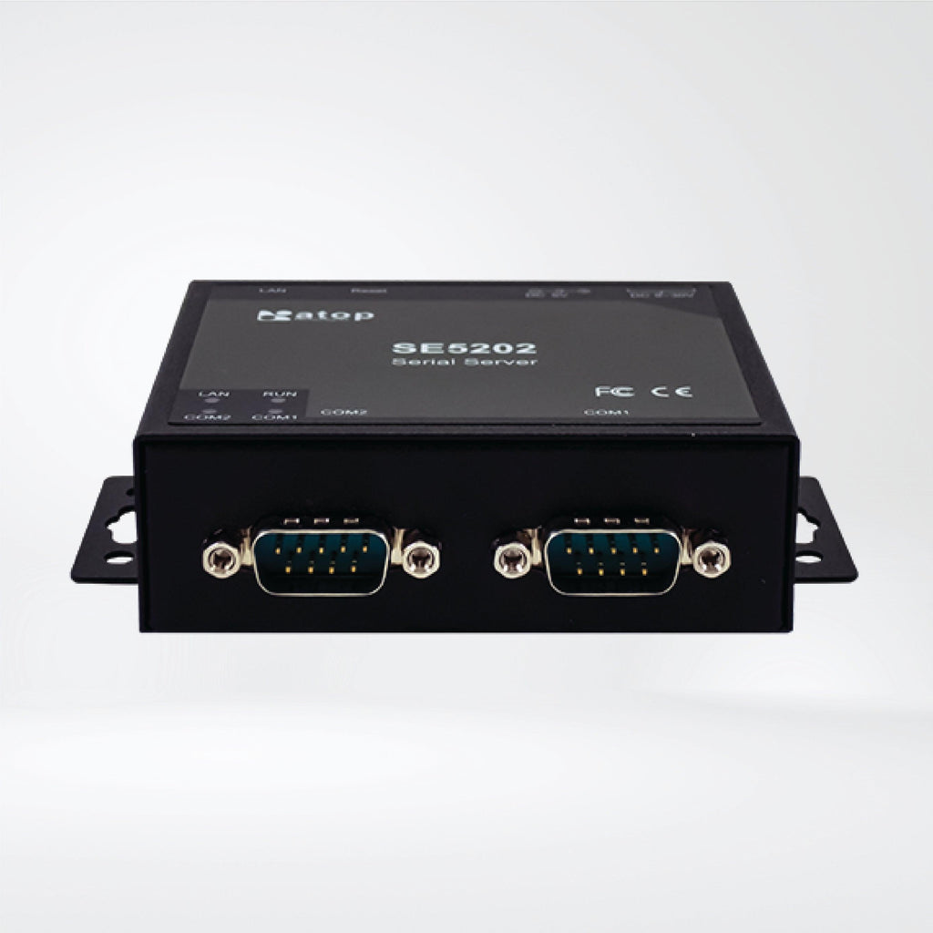 SE5202-TB Compact 2-Port Industrial Serial Device Server, Field-Mount