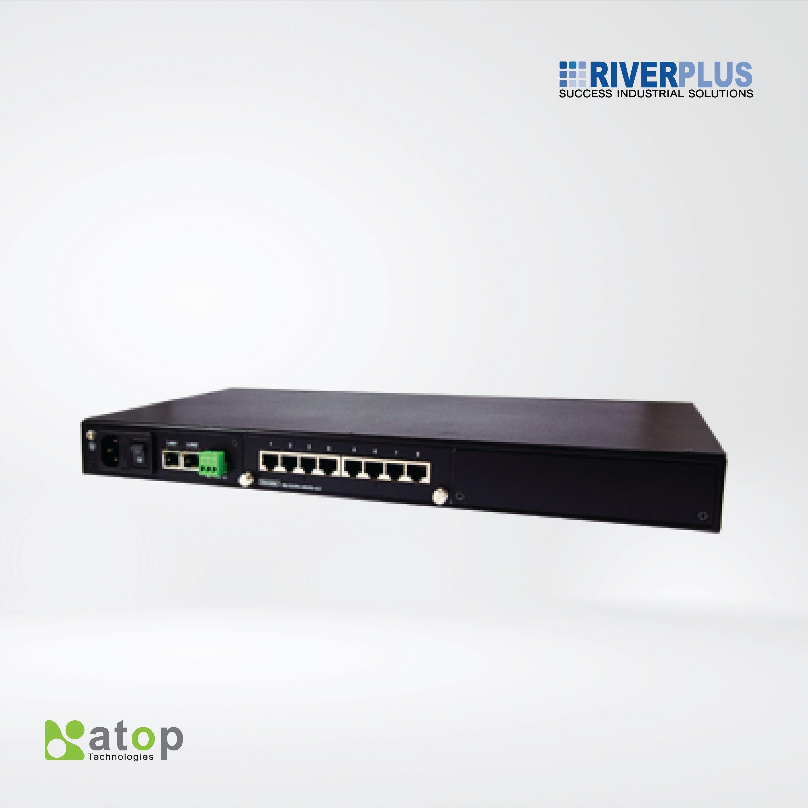 SE5908 8-Port Industrial Secure Rack-mounted Serial Device Server - Riverplus