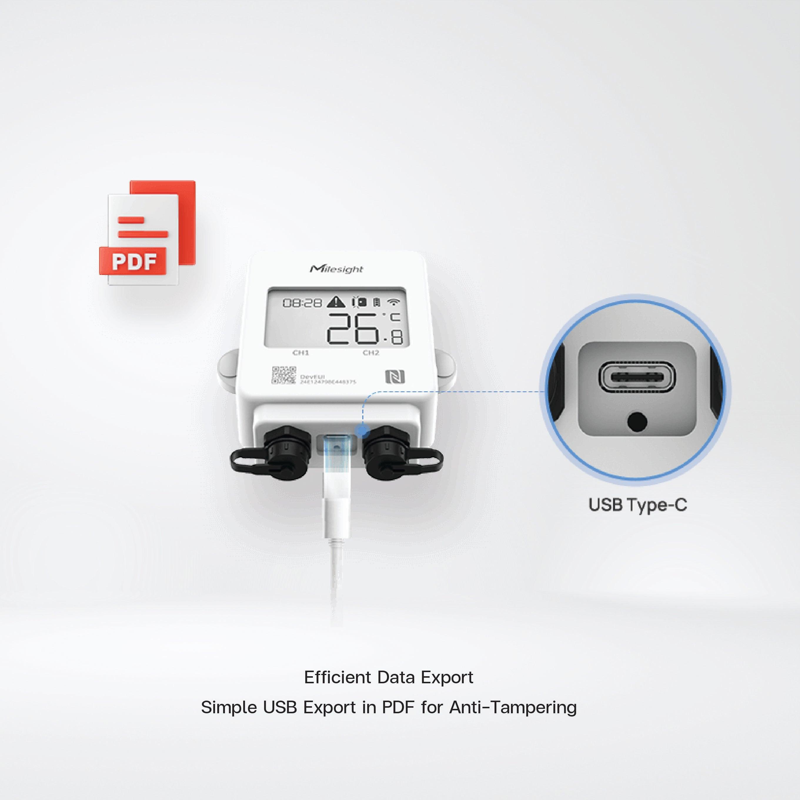 TS30x LoRaWAN® Temperature Sensor - Riverplus