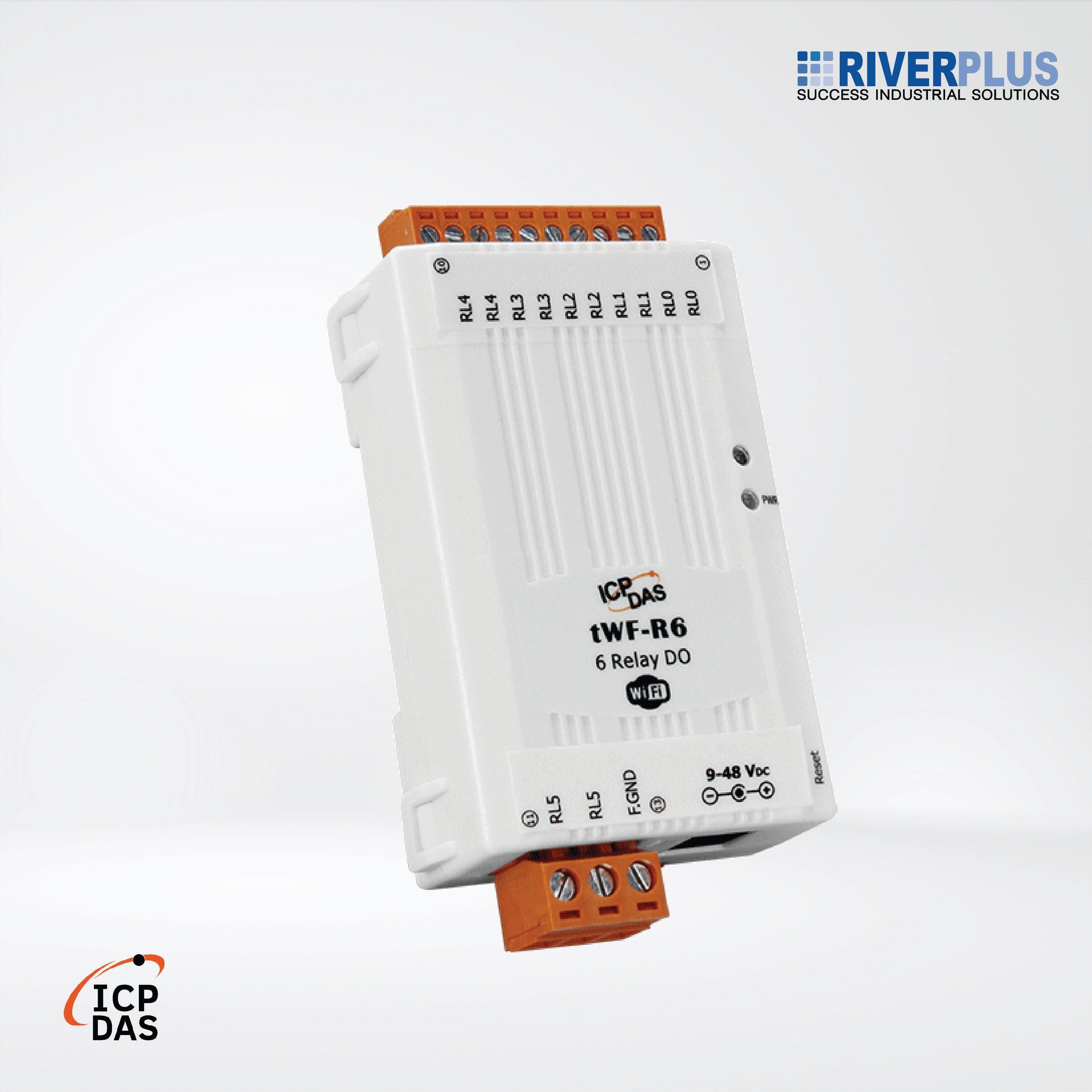 tWF-R6 Tiny Wi-Fi I/O Module with 6-ch Power Relay (Asia Only) - Riverplus