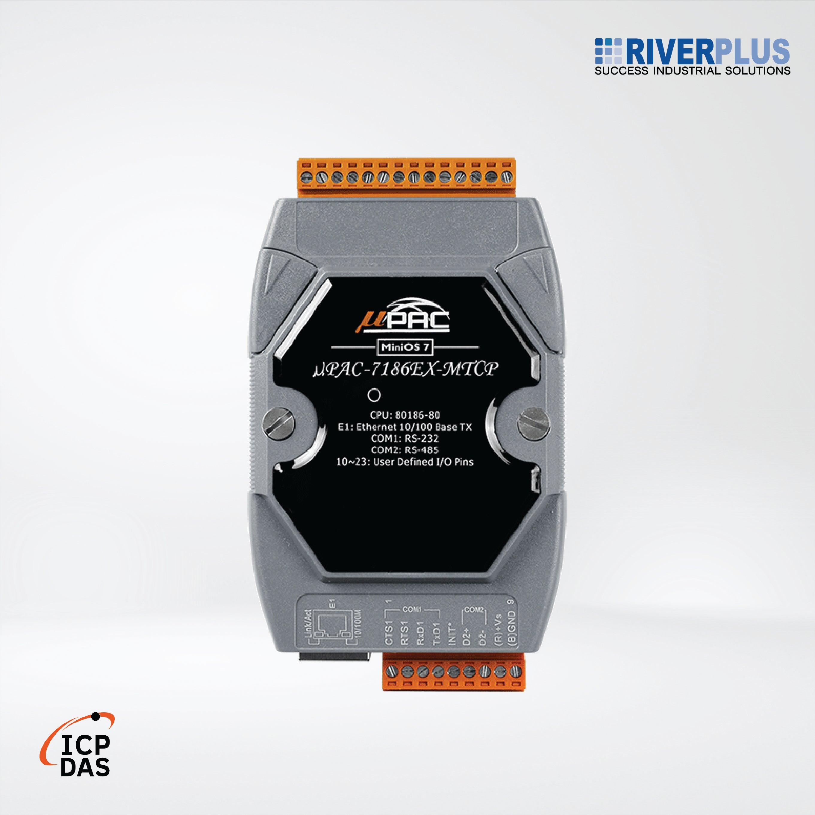 uPAC-7186EX-MTCP-G Palm-sized Programmable Modbus Gateway - Riverplus