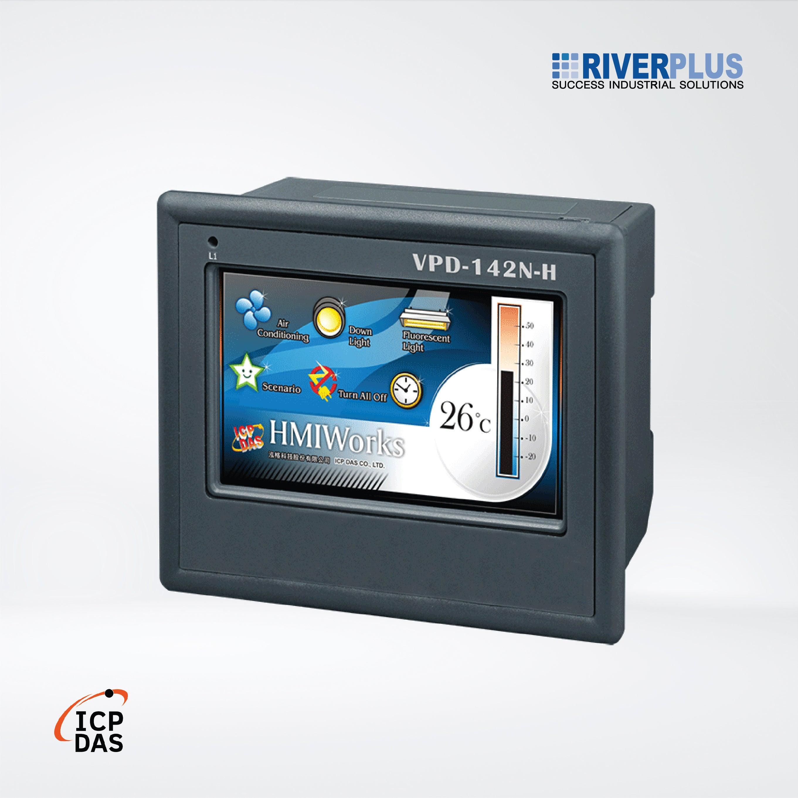 VPD-142N-H 4.3" Touch HMI Device with 2 x RS-232/RS-485 - Riverplus