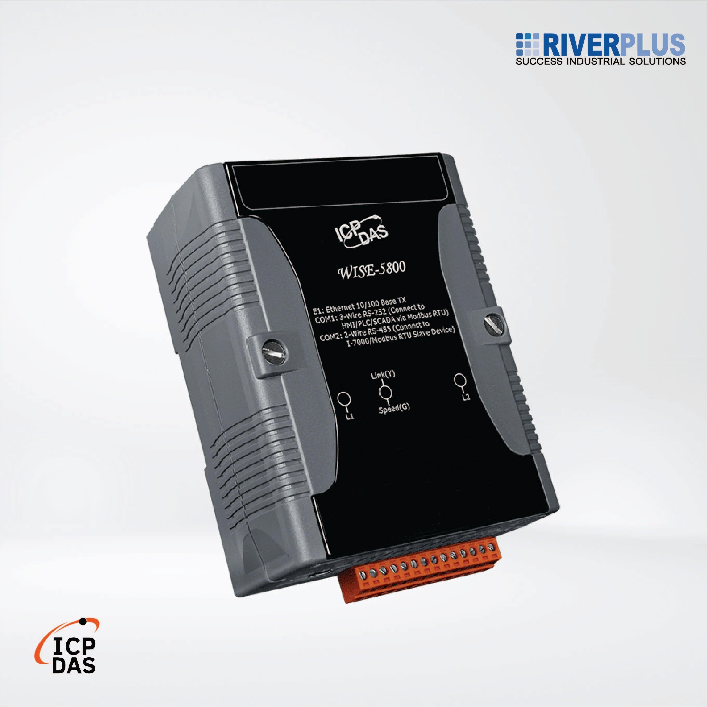 WISE-5800 Intelligent User-defined I/O & Data Log Module for Modbus RTU or DCON Devices - Riverplus